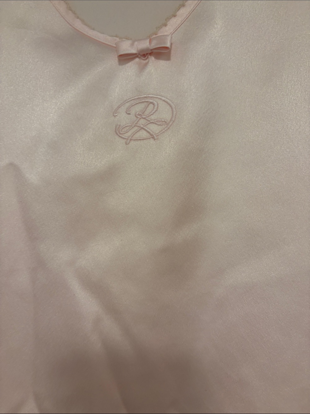 Vintage Oscar de la Renta Silky Pink Women's Nightgown